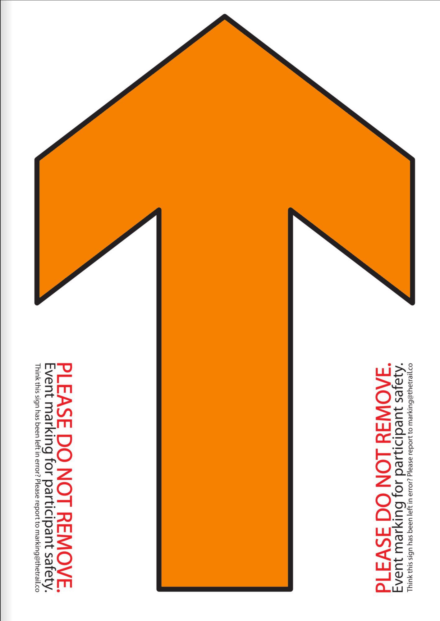 orange directional arrow
